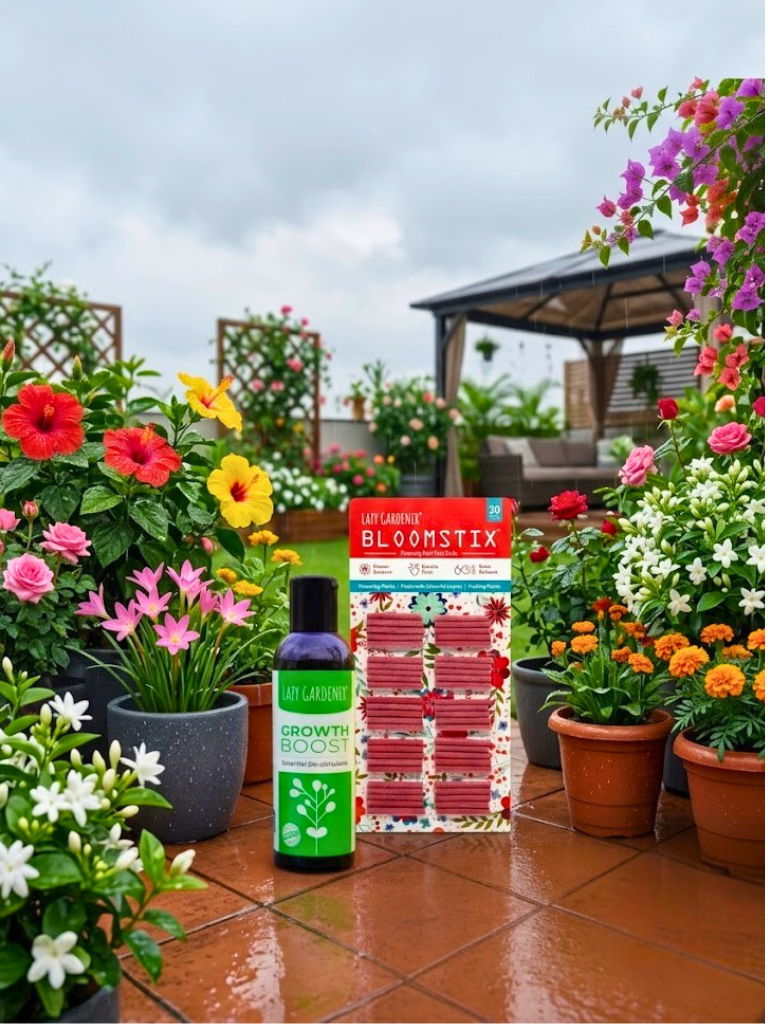 Bloomstix + Growth Boost Combo for Monsoon Garden