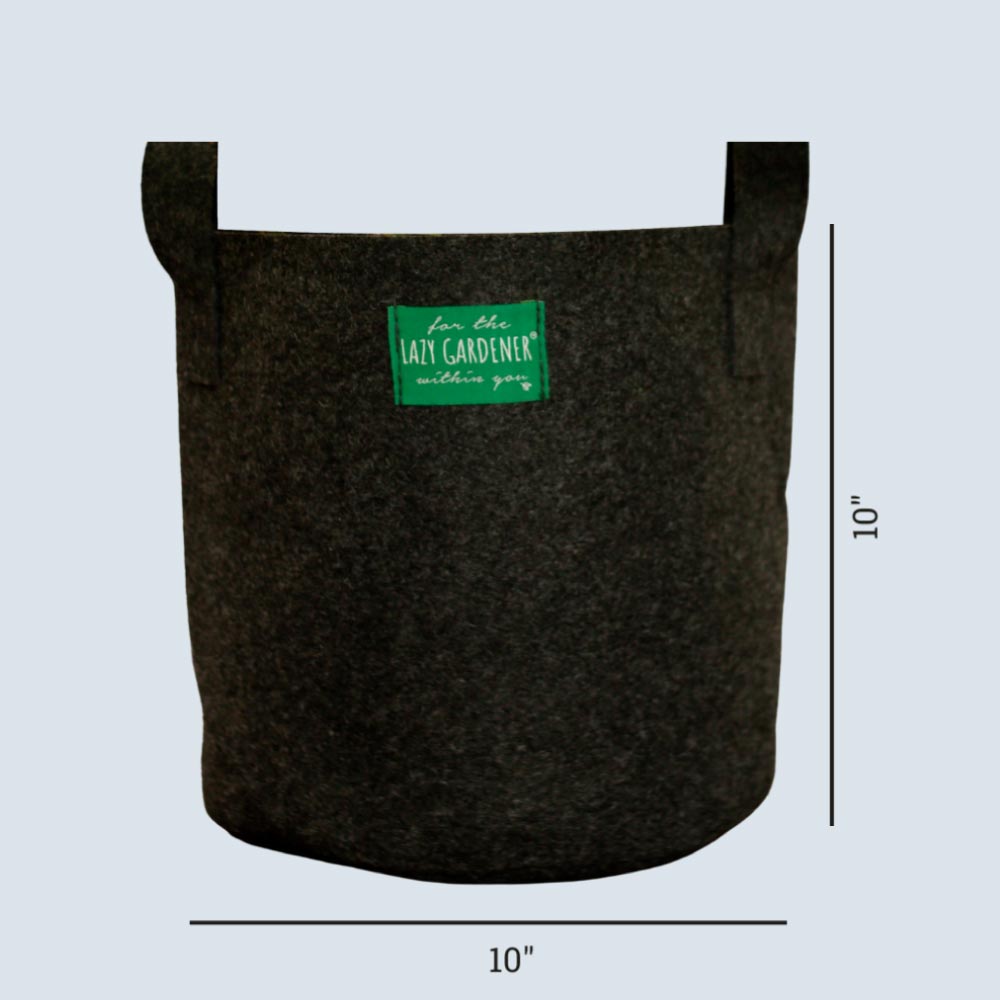 Fabric Grow Bags for Plants - Size 10 x 10 inches