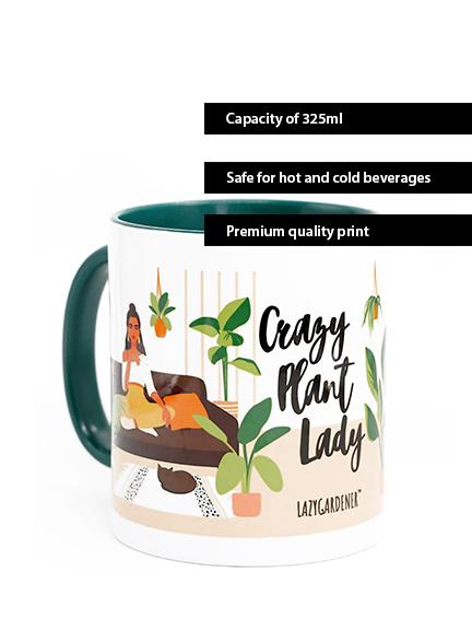 Crazy Plant Lady Mug Coffee Mug LazyGardener 