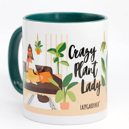 Crazy Plant Lady Mug Coffee Mug LazyGardener 