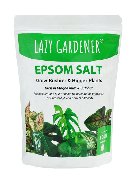 Epsom Salt (Magnesium Sulphate) Fertilizer for Plants Epsom salt LazyGardener 