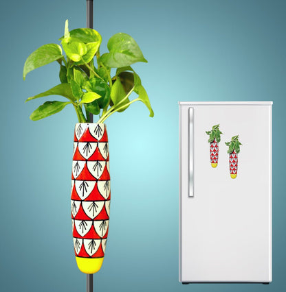 Fridge Magnetic Planter - Rangoli